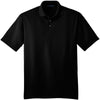 Port Authority Men's Black Performance Jacquard Polo