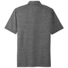 Port Authority Men's Black/Thunder Grey Stretch Heather Polo