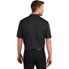 Port Authority Men's Black City Stretch Flat Knit Polo