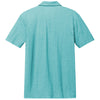 Port Authority Men's Dark Teal Heather Fine Pique Blend Polo