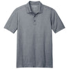 Port Authority Men's River Blue Navy Heather Fine Pique Blend Polo