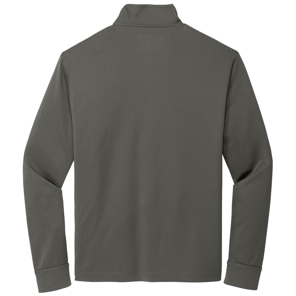 Port Authority Men's Grey Steel C-Free Snag Proof 1/4 Zip