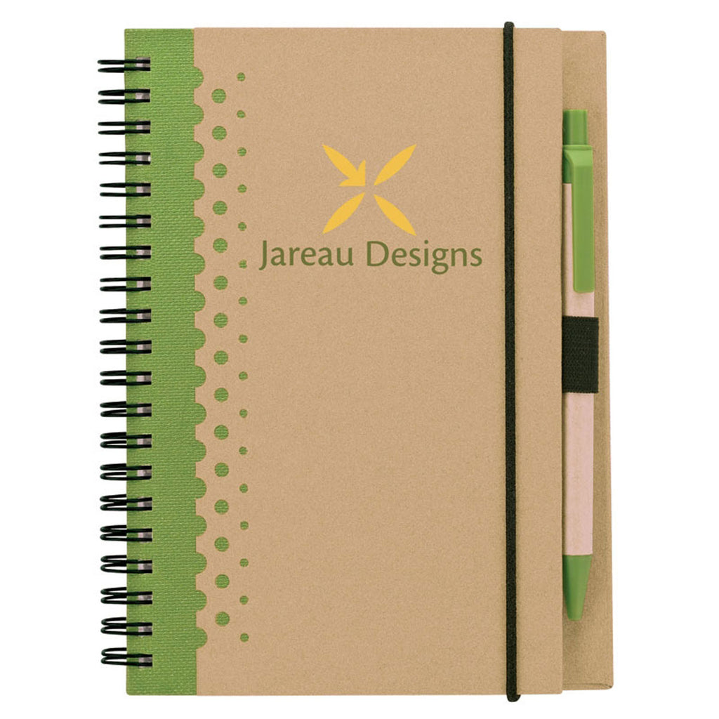 Sovrano Green Apport Junior Notebook & Pen