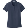 Port Authority Women's River Blue Navy Core Classic Pique Polo