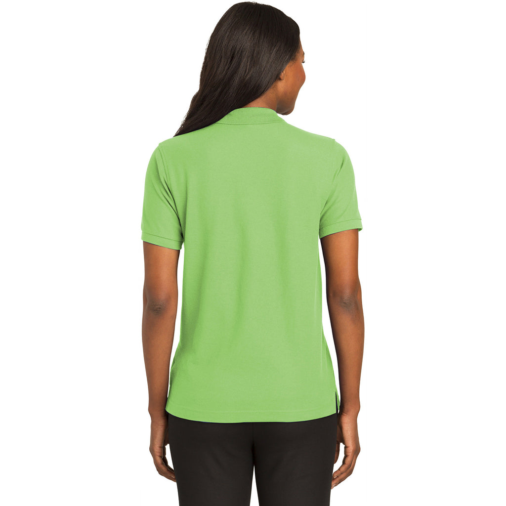 Port Authority Women's Lime Silk Touch Polo