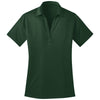 Port Authority Women's Dark Green Performance Poly Polo