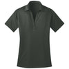 Port Authority Women's Steel Grey Performance Poly Polo