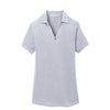 Port Authority Women's Light Grey Digi Heather Performance Polo