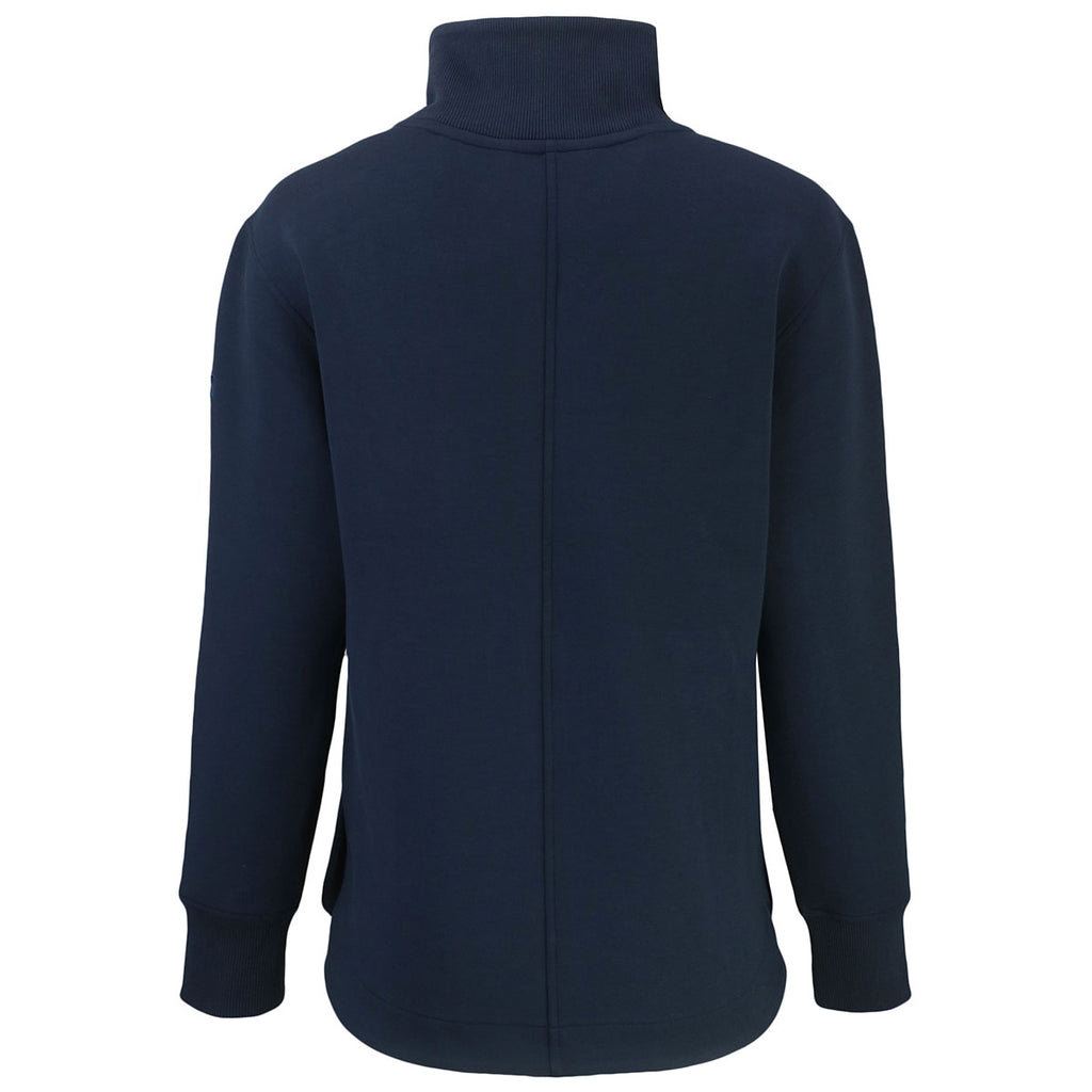 Cutter & Buck Women's Navy Blue Roam Eco Full Zip Recycled Jacket