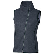 Cutter & Buck Women's Liberty Navy Heather Mainsail Vest