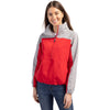 Cutter & Buck Women's Red/Polished Charter Eco Recycled Anorak Jacket