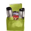 Leeman Lime-Green Tuscany Tumblers, Journal and Ghirardelli Cocoa Set