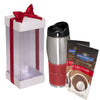 Leeman Red Tuscany 16 oz. Tumbler and Ghirardelli Cocoa Gift Set
