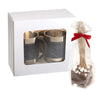 Leeman Grey Casablanca Coffee Cups and Hot Cocoa Gift Set