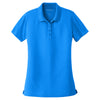 Port Authority Women's Coastal Blue Dry Zone UV Micro-Mesh Polo