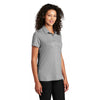 Port Authority Women's Black/White Gingham Polo