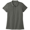 Port Authority Women's Storm Grey SuperPro React Polo