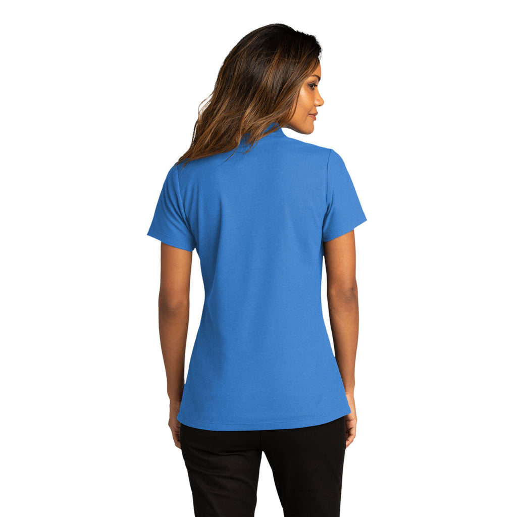 Port Authority Women's Strong Blue SuperPro React Polo