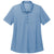 Port Authority Women's Aegean Blue Heather Fine Pique Blend Polo