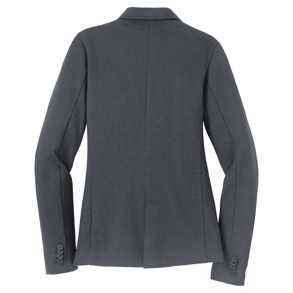 Port Authority Women's Battleship Grey Knit Blazer