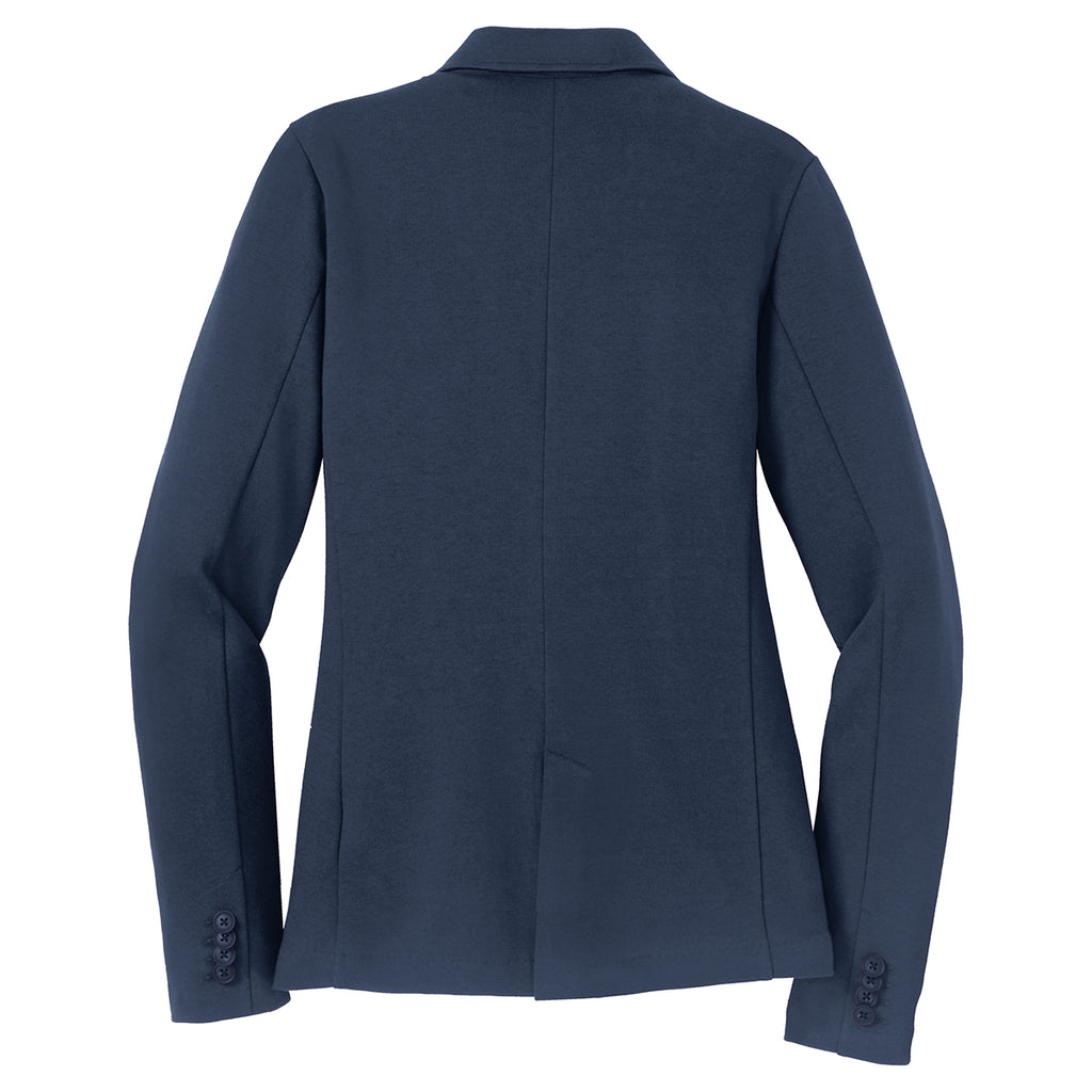 Port Authority Women's Deep Navy Knit Blazer