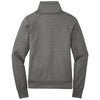 New Era Women's Graphite Heather Performance Terry Full-Zip Cowl