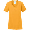 Port & Company Women's Gold Performance Blend V-Neck Tee