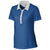 Clique Women's Sea Blue/White Parma Colorblock Polo