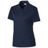 Clique Women's Navy Malmo Pique Polo