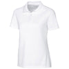 Clique Women's White Spin Pique Polo