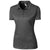 Clique Women's Black Heather Charge Active Polo