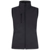 Clique Women's Black Equinox Insulated Softshell Vest