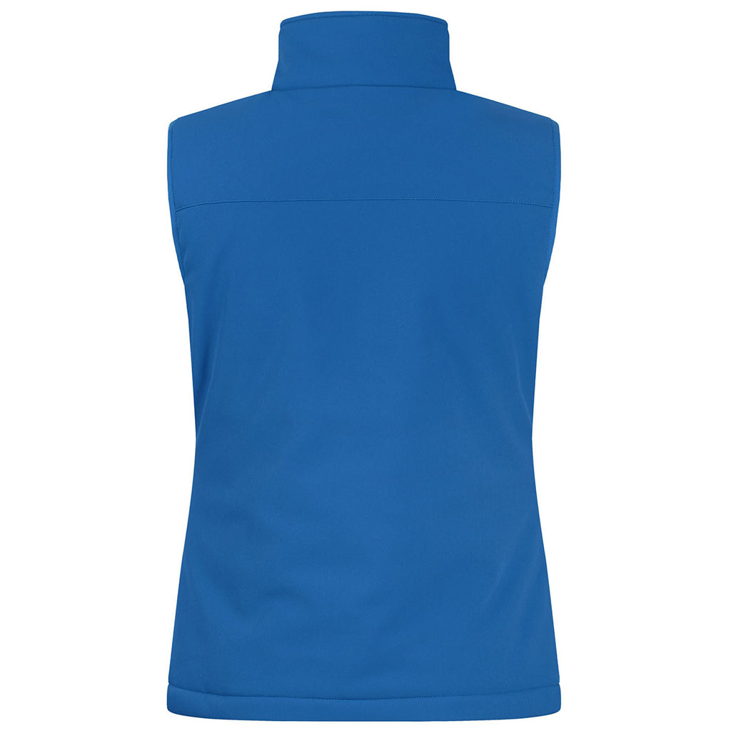 Clique Women's Royal Blue Equinox Insulated Softshell Vest