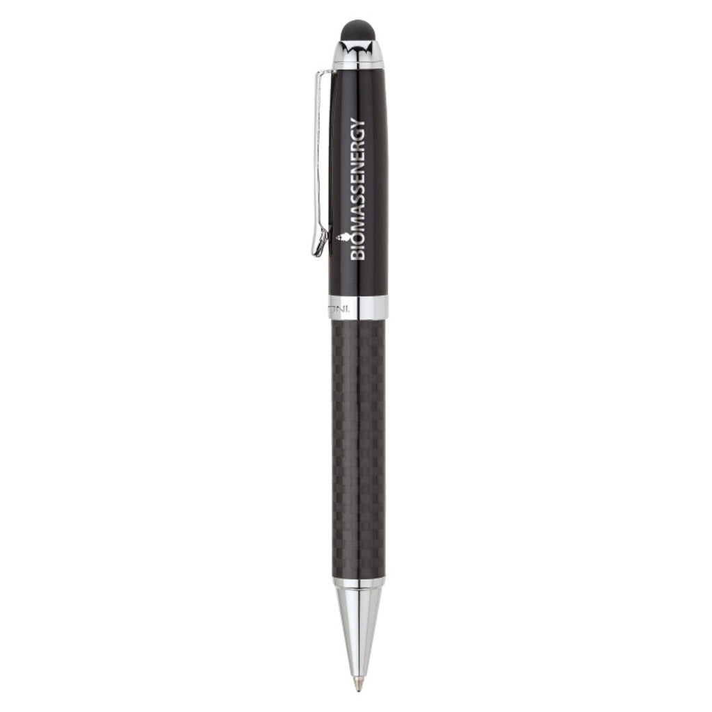 Bettoni Black Potenza Ballpoint Pen & Stylus