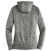 Sport-Tek Women's Black PosiCharge Electric Heather Fleece Hooded Pullover