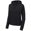 Sport-Tek Women's Black Lightweight French Terry Pullover Hoodie