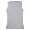 Sport-Tek Women's Silver Sleeveless PosiCharge Competitor V-Neck Tee