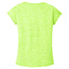 Sport-Tek Women's Lime Shock Electric PosiCharge Electric Heather Sporty Tee