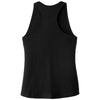 Sport-Tek Women's Black Triad Solid PosiCharge Tri-Blend Wicking Tank