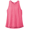 Sport-Tek Women's Pink Raspberry Heather PosiCharge Tri-Blend Wicking Tank