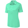 Sport-Tek Women's Bright Seafoam Posi-UV Pro Polo