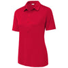 Sport-Tek Women's True Red Posi-UV Pro Polo