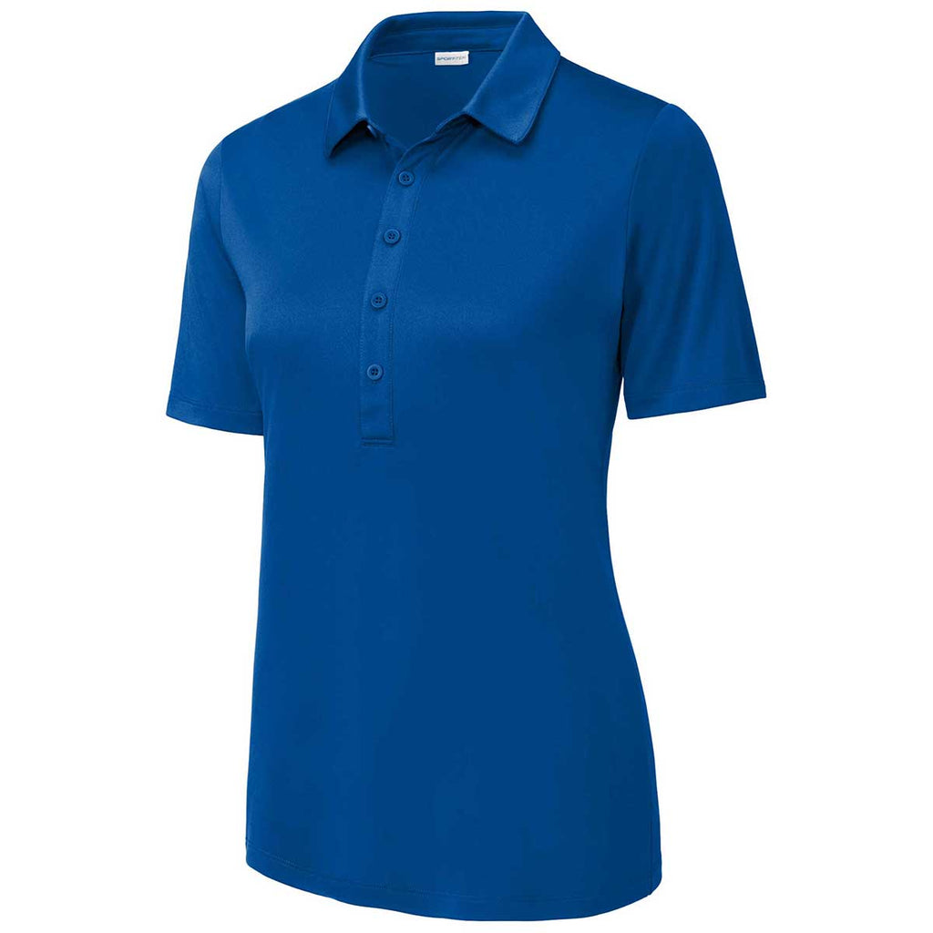 Sport-Tek Women's True Royal Posi-UV Pro Polo