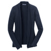 Port Authority Women's Navy Open Front Cardigan Sweater