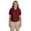 Harriton Women's Wine 5.6 oz. Easy Blend Polo