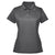 Harriton Women's Charcoal 4 oz. Polytech Polo