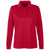 Harriton Women's Red Advantage Snag Protection Plus Long Sleeve Polo