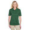 Harriton Women's Dark Green Advantage Snag Protection Plus Polo