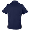 Harriton Women's Dark Navy/Dark Charcoal Flash Colorblock Short Sleeve Shirt