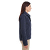 Harriton Women's Dark Navy Auxiliary Canvas Work Jacket